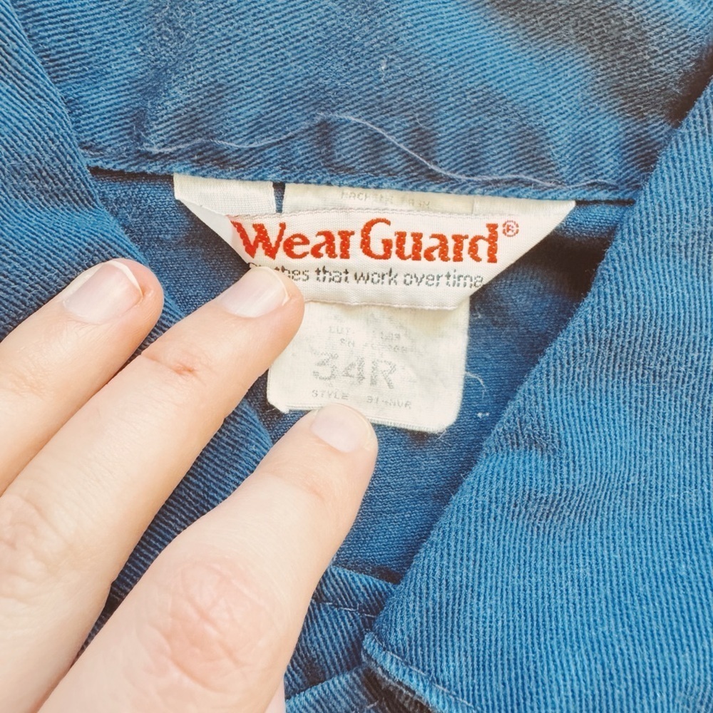 WearGuard, Men’s Vintage Kinney Automative Blue JumpSuit - Picture 4 of 4